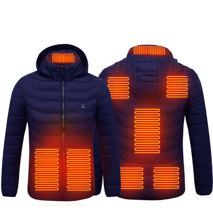 Heated Puffer Jacket Electric Heating Coat