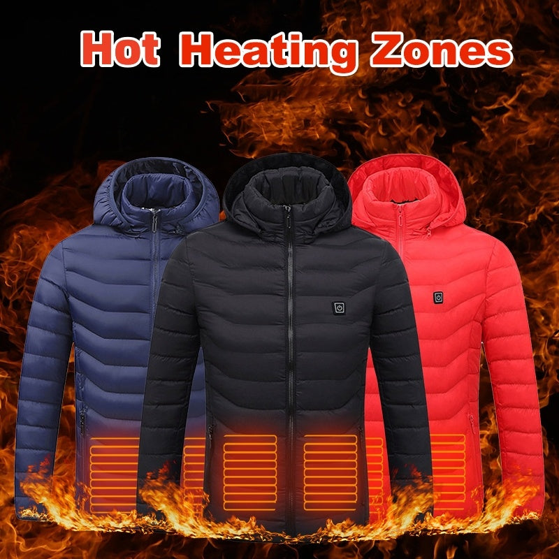 Heated Puffer Jacket Electric Heating Coat