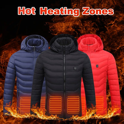 Heated Puffer Jacket Electric Heating Coat