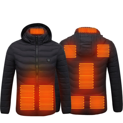 Heated Puffer Jacket Electric Heating Coat